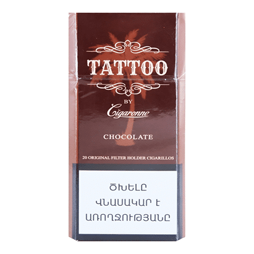 Сигареты Cigaronne Tattoo Superslims Chocolate