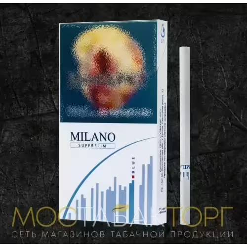 Сигареты Milano Superslim Blue