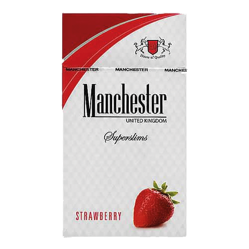 Сигареты Manchester Strawberry Superslims