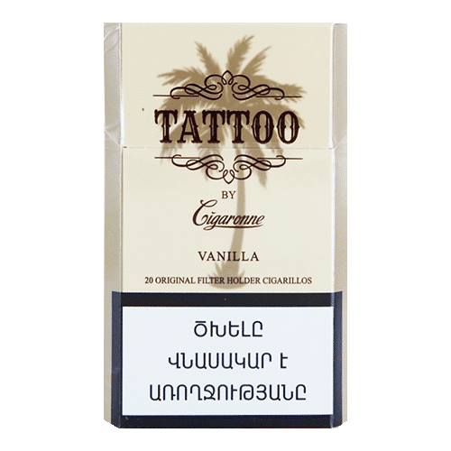 Сигареты Cigaronne Tattoo King Size Vanilla