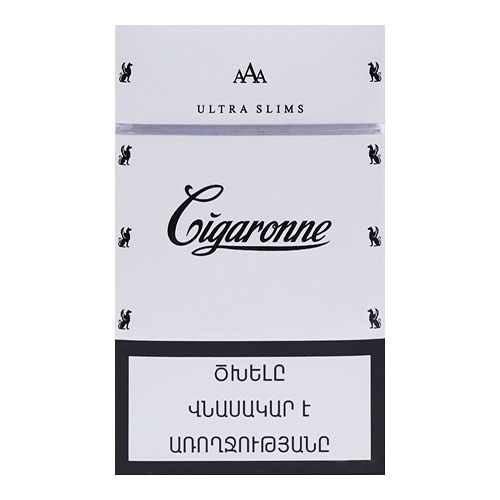 Сигареты Cigaronne Ultraslims White